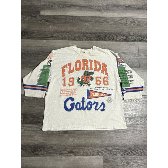 1977 Vintage Long Game University Of Florida Gators AOP 3/4 Sleeve - Men’s XL - Picture 1 of 14